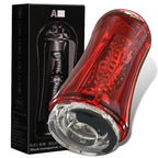 Red Eagle 10 Vibrations Air Pressure Sucking Electric Male Stroker Transparent Soft for Penis Stimulation – product view 16