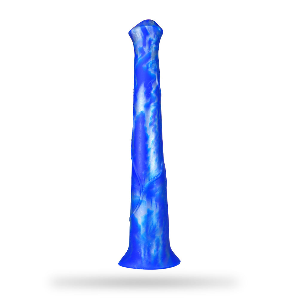 Thick Mixed Color Artificial Horse Dick Silicone Dildo