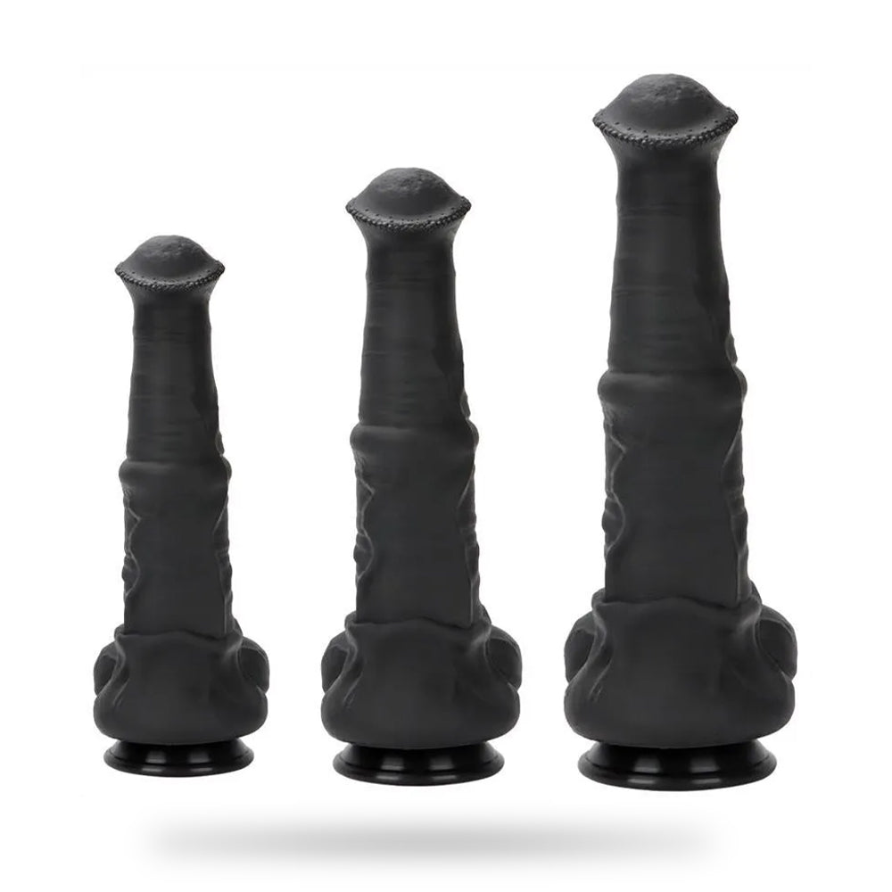 Oversized Liquid Silicone Simulation Giant Horse Dildo With Strong Suction Cup Base – product view 2