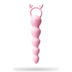12 Frequency Pink Vibrating Anal Beads G-spot Stimulator