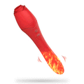 Red Rose Vibrater Heated Masturbation Massage Rose Vibration