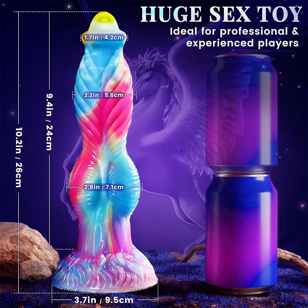 Fantasy 3-in-1 Remote Control Telescopic Vibrating Thrust Huge Dildo – product view 6