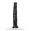 17 Inch Oversized Black Animal Horse PVC Dildo – product view 2
