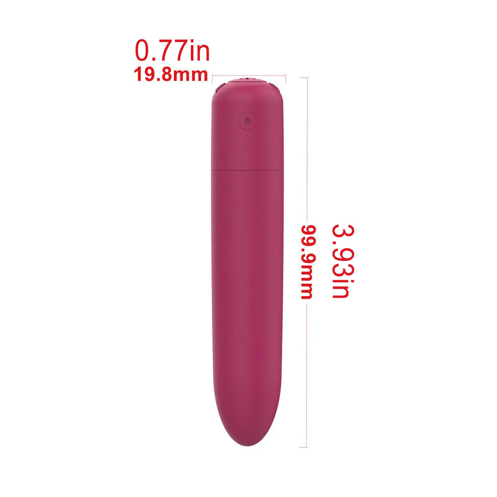 Rechargeable Bullet Mini Vibrator Female Masturbator – product view 4