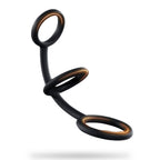 3 in 1 Cock Ring Erection Enhancing Stamina Prolonging