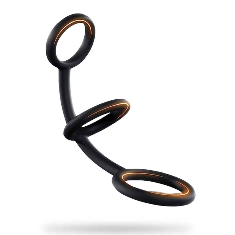 3 in 1 Cock Ring Erection Enhancing Stamina Prolonging