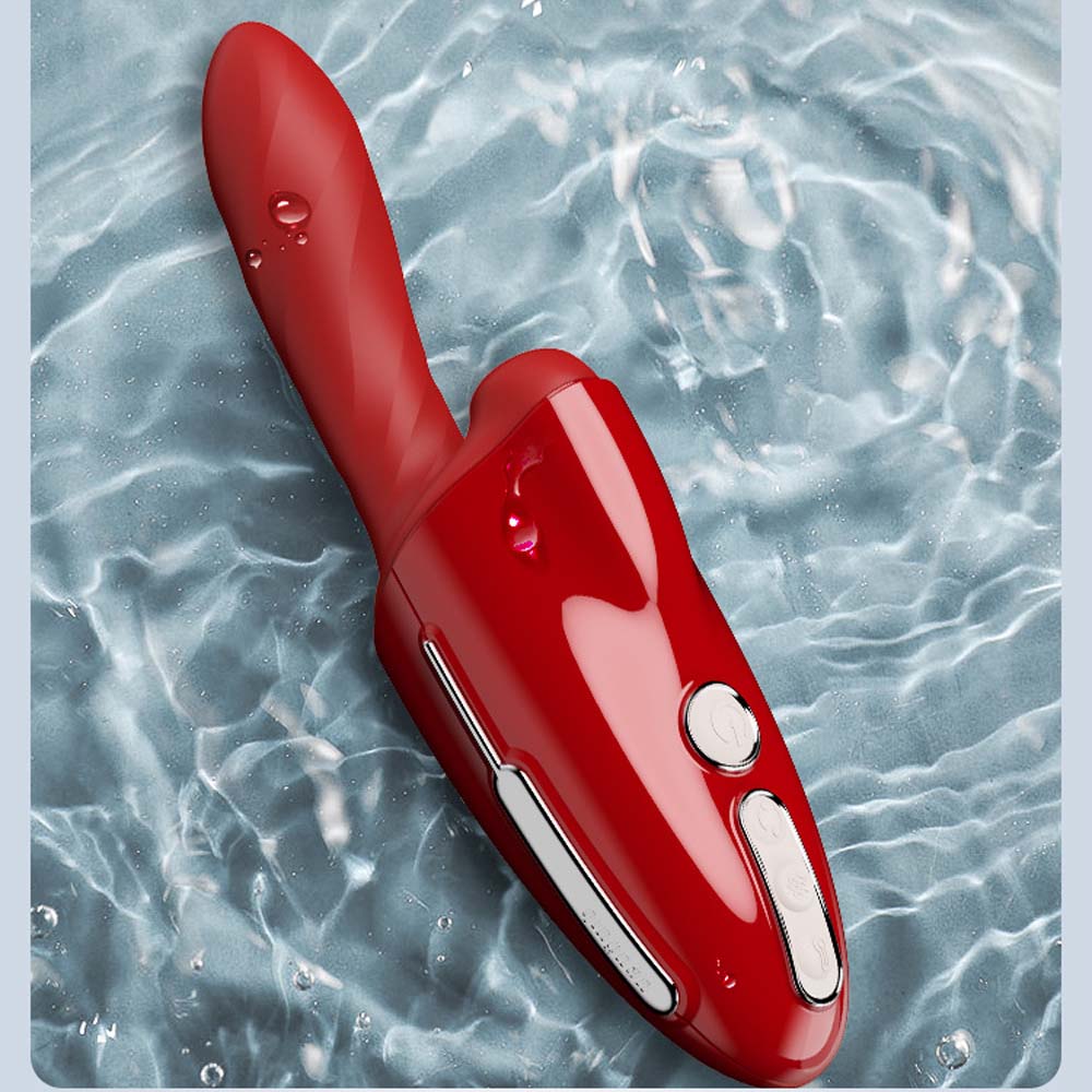 UXOL -3In1 Wireless Remote Control Wearable Telescopic Vibrating Intelligent Heated Dildo – product view 4