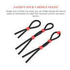Lock Sperm Rope Time-Delay Penis Ring Silicone Lock Ring – product view 3