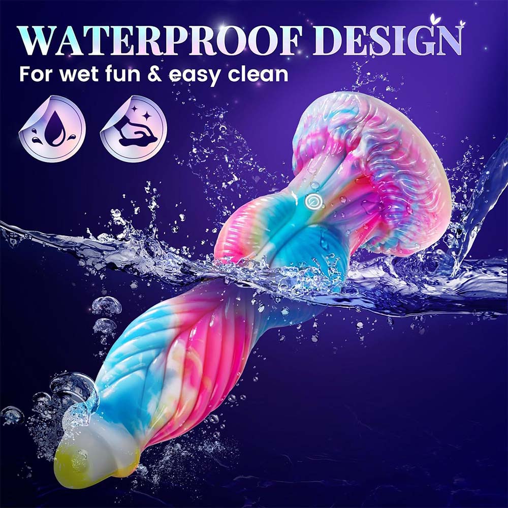 Fantasy 3-in-1 Remote Control Telescopic Vibrating Thrust Huge Dildo – product view 5