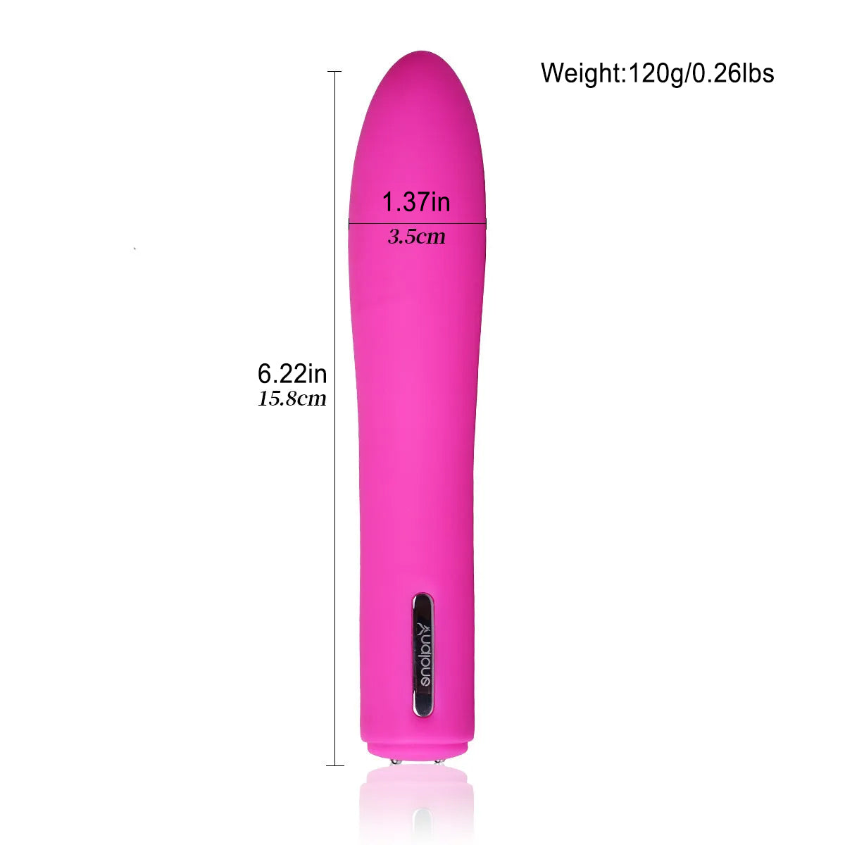 Silicone Massage Rechargeable AV Bullet Vibrator – product view 7
