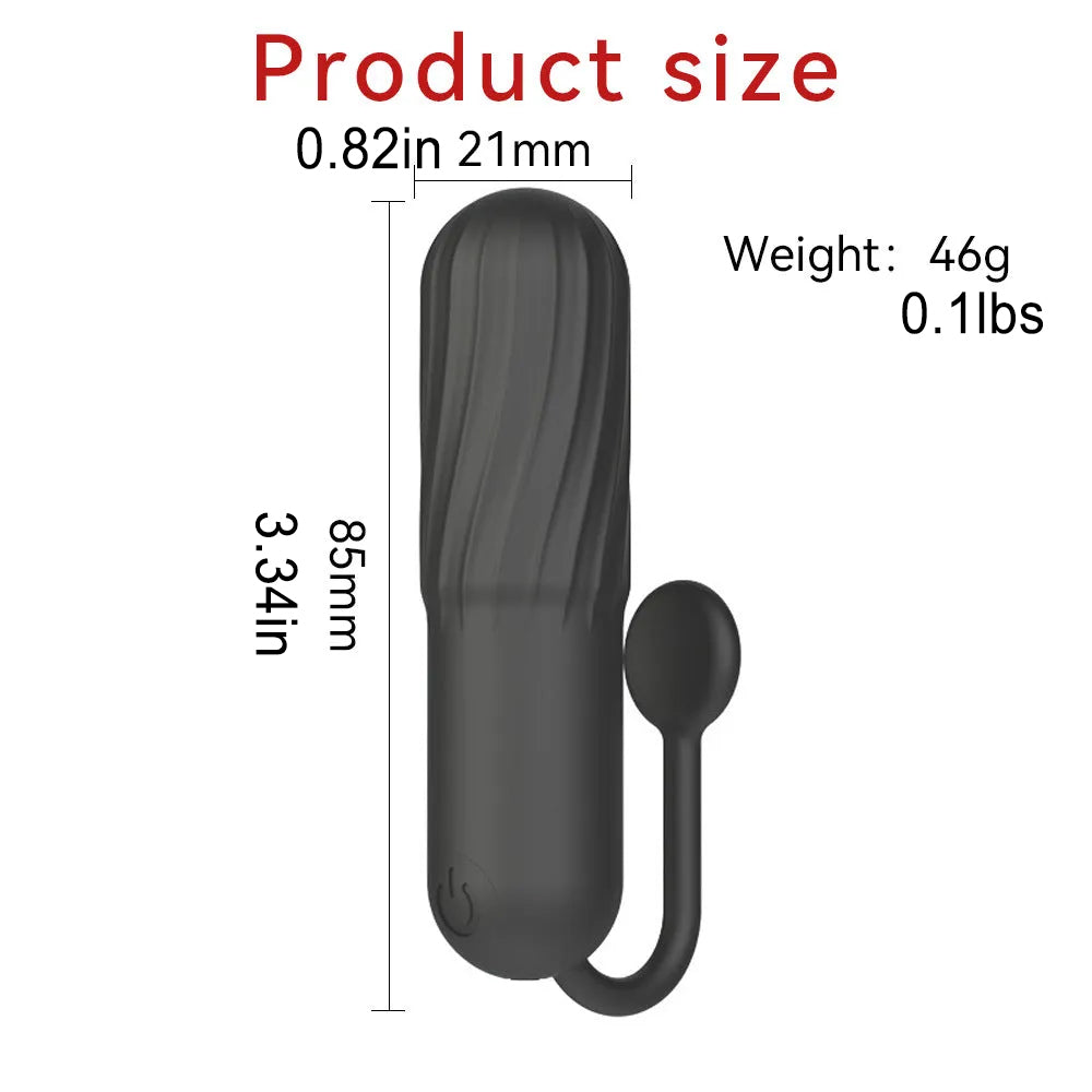 Bullet Mini Strong Vibration Wireless Masturbation Device – product view 6