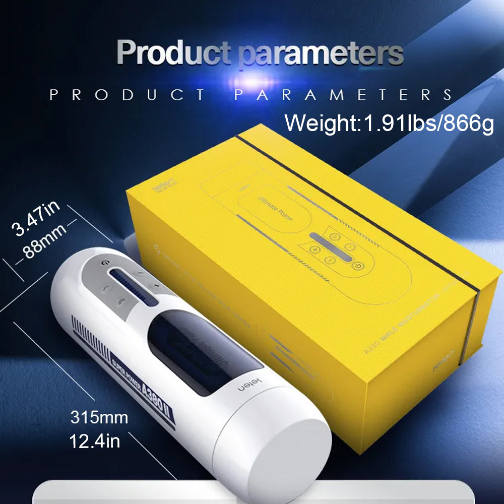Leten A380 2ND Generation Powerful Vibration Hands Free Male Stroker Realistic Vagina & Intelligent Voice Control – product view 6