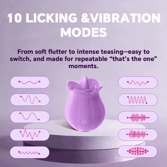 Oral-Like Sensation Combo – Amora Rose + MLEM Tongue-Style Massager