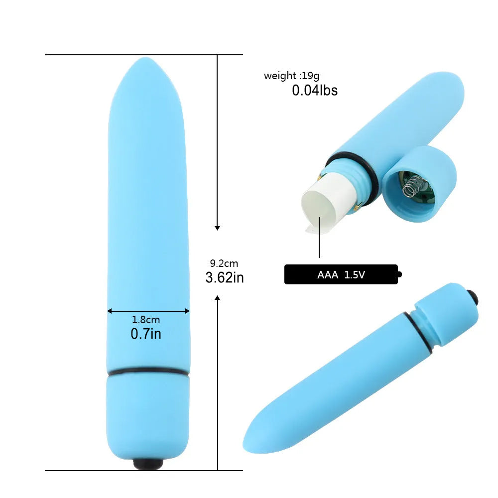 Vibrating Egg Ten-Frequency Pointed Bullet Masturbator – product view 8