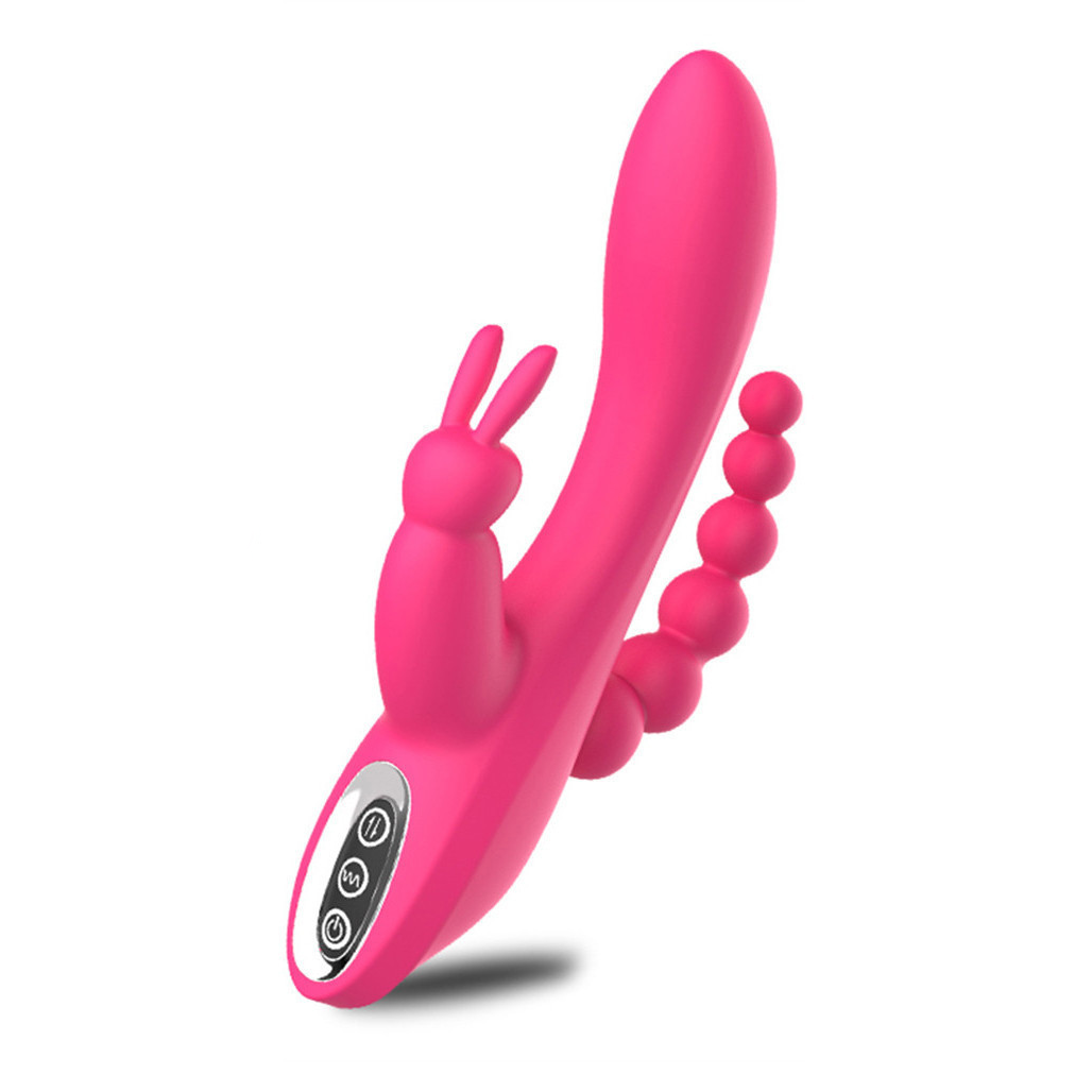 Double-Headed 3-Point Multi-Frequency Vibrating Masturbator – product view 9