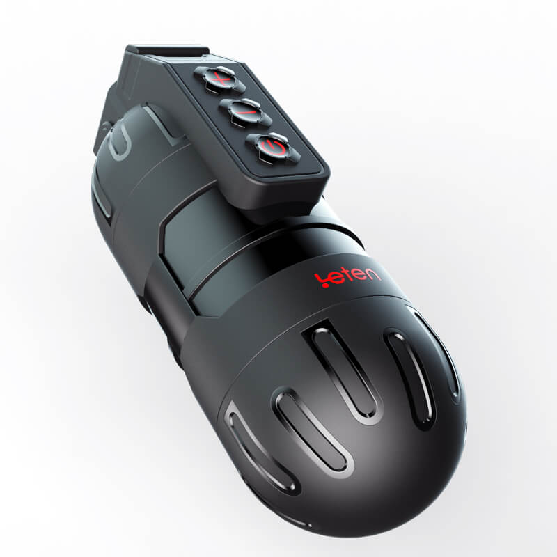 Leten Grenade Blowjob Simulator 10 Vibrating 2 in 1 Fleshlight & Pussy Pocket APP Control – product view 11