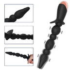 Strong Shock Lianzhu Silicone Pull Bead Back Court Anal Plug – product view 4