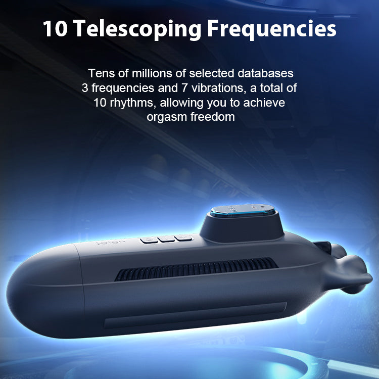 Leten Submarine Telescopic Vibration Sound Male Stroker – product view 5