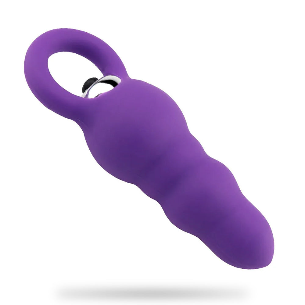 Silicone Vibrating Anal Plug Female Masturbator – product view 4