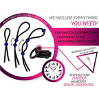 Lock Sperm Rope Time-Delay Penis Ring Silicone Lock Ring – product view 7