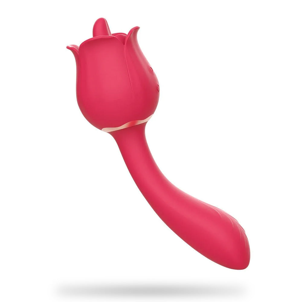 Rose Vibrator Tongue Licking Vibrator Masturbation Stick – product view 11