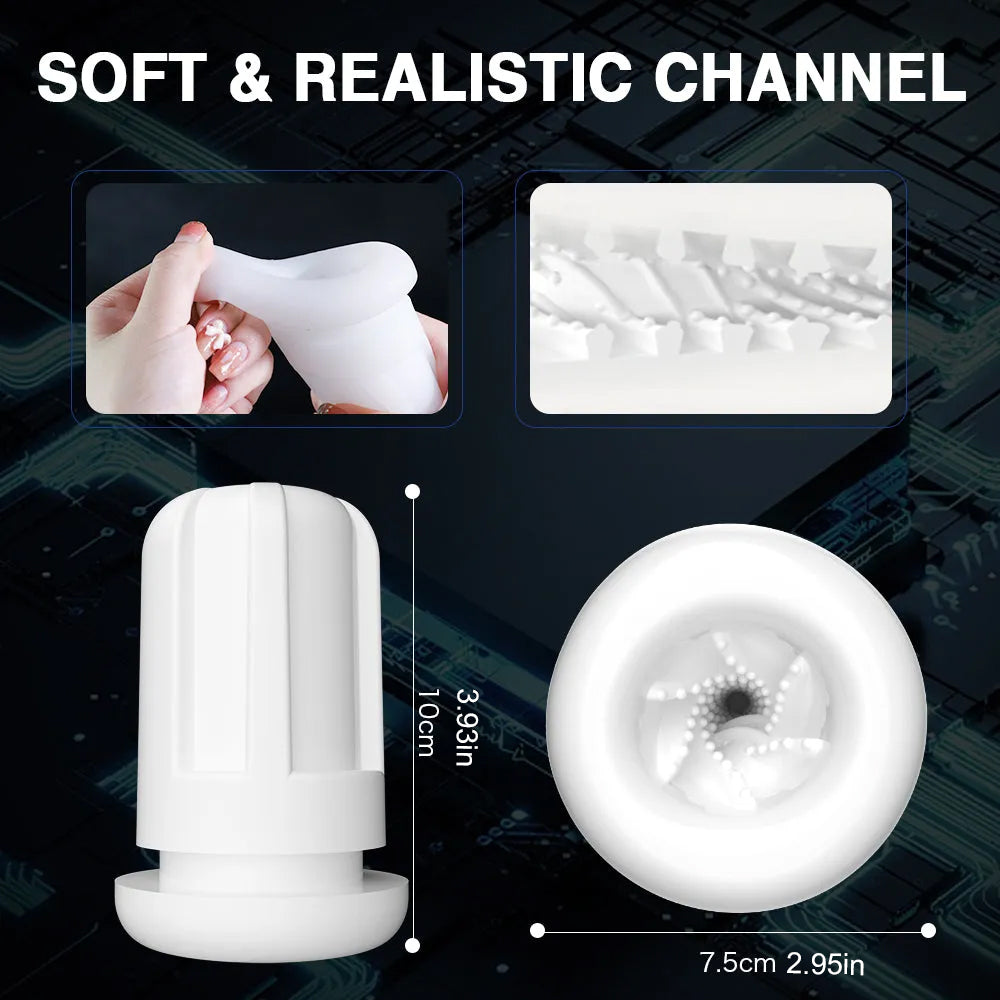 OXOXlove 8 Vibration 5 Sucking Heating Sucking Male Masturbation Cup Wrap-around Blowjob Toy — product image 6