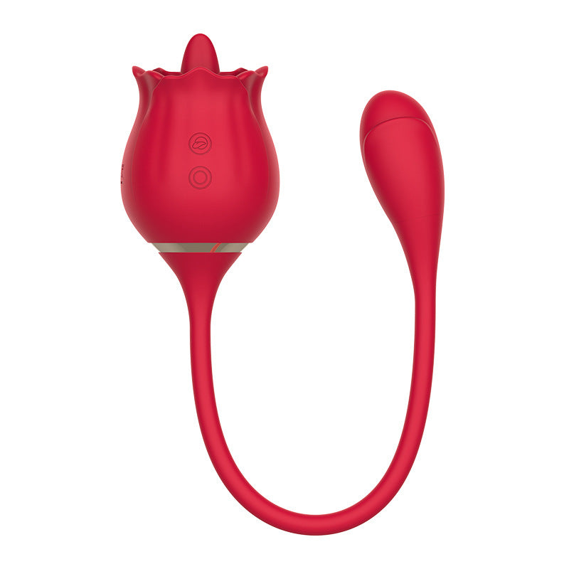 Rose Vibrator Tongue Licking Clitoris Stimulation With Vibrating Egg – product view 8