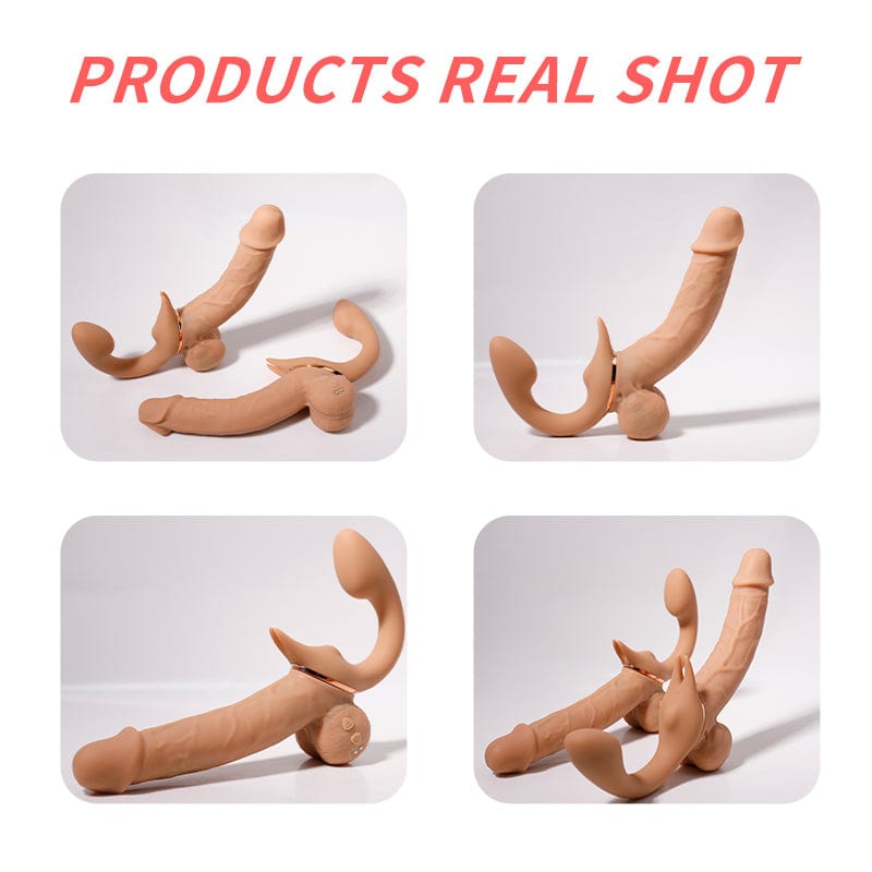 6.1 in Double-Ended Dildos Female 10 Frequency Variable Sex Machine Clitoris Vibrator