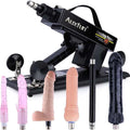 Fully Automatic Telescopic 6-Attachment Push-In Masturbation Machine – product view 2