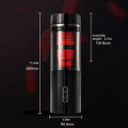 CyclonePounce 7 Thrilling Vibration Telescopic Masturbation Cup Penis Training for Blowjob Toy — product image 4