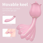 Rose Vibrator Tongue Licking Vibrator Masturbation Stick – product view 3