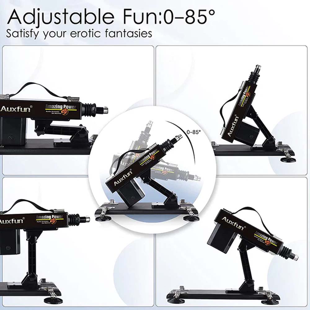 Fully Automatic Telescopic 6-Attachment Push-In Masturbation Machine – product view 4