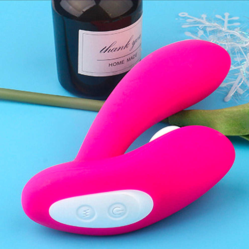 Sucking Vibrating Dildo - Female Vibrator with Vibrating Suction – product view 4