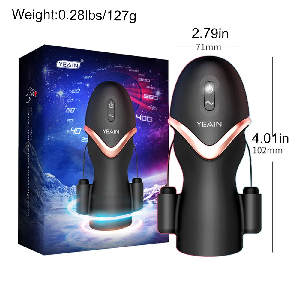 YEAIN Sakura Sea Land and Air Penis Trainer 9 Frequency Powerful Vibration Male Stroker – product view 4
