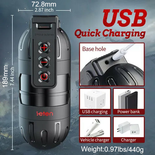 Leten Grenade Blowjob Simulator 10 Vibrating 2 in 1 Fleshlight & Pussy Pocket APP Control – product view 8