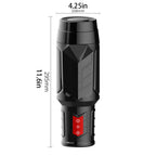 PowerSens Fully Automatic Masturbation Cup with 10 Powerful Thrusting 10 Speeds & 3 Massage Rings 3D Realistic Vagina Toy — product image 5