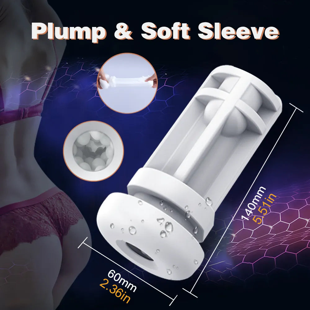 Variable Speed 10 Thrusting 4 Sucking Male Stroker Heating Voice Blowjob Toys – product view 11