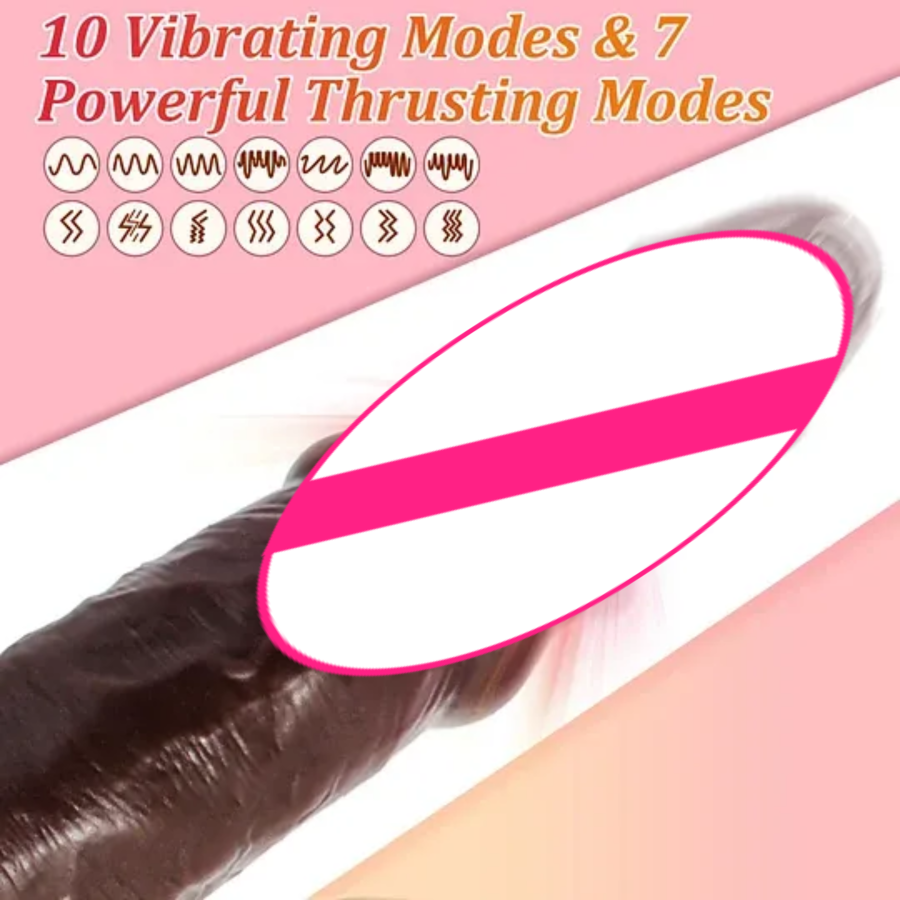 Warrior 5-in-1 Warming Silicone Massager with Remote