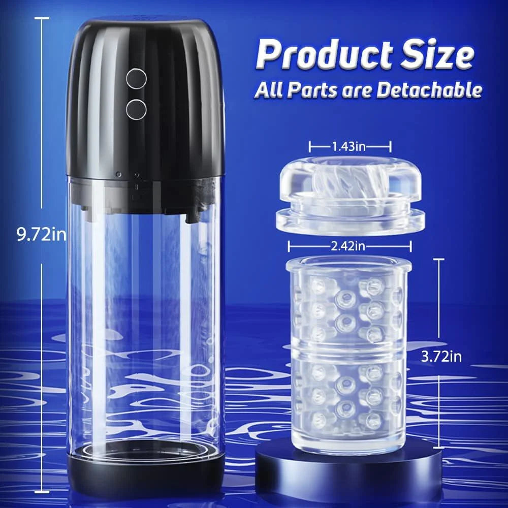 2 In 1 Automatic 7 Sucking Swivel Male Waterproof Male Stroker — product image 7