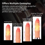 6 Thrust Ring Up/Down Speeds And 9 Intense Vibration 36.5℃ Heated Vibrating Dildo – product view 4