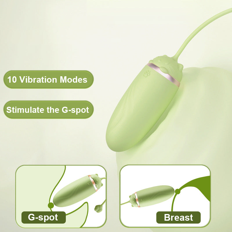 10 Frequency Vibration Wireless Remote Control Clitoris Stimulation Vibrator – product view 4