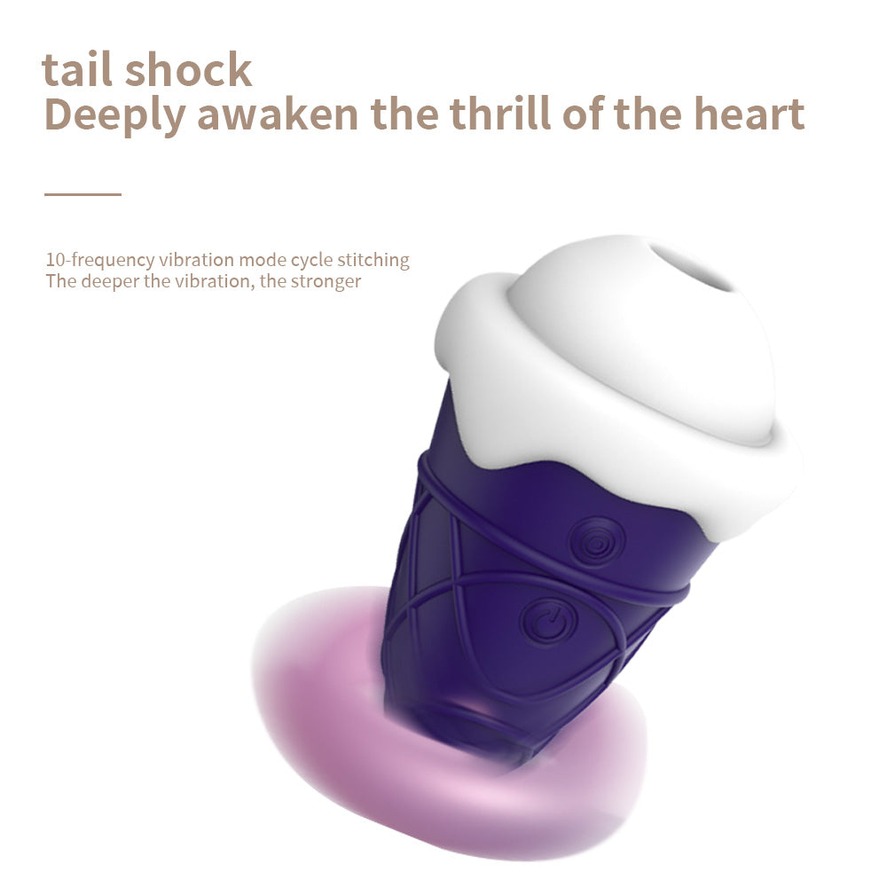 10 Frequency Tongue Lick Sucking Nipple Vibrator – product view 5