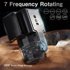 PleasureFlex Electric Camera Masturbation Cup with 7 Thrusting Rotating Male Vibrator — product image 7