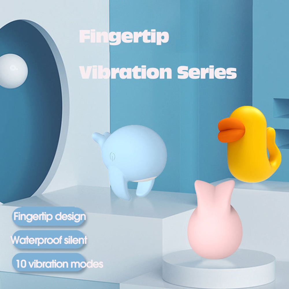 Fingertip Vibrating Rechargeable Massage Toy – product view 3