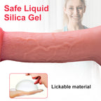 7.1 Inch Thickened Silicone Dildo| Suction Cup Allovers Thrusting Dildo – product view 5