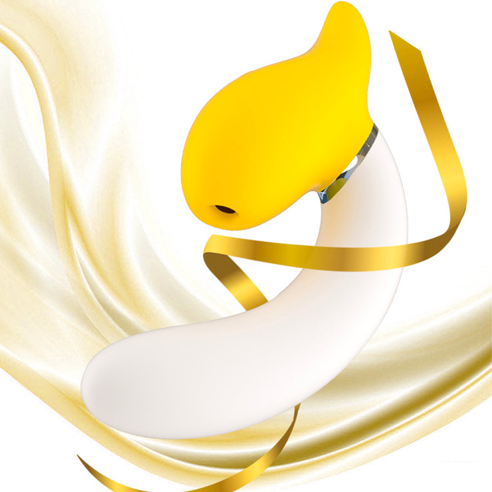 Banana Vibrating Dildos Spin Suck Telescoping Dildo – product view 2