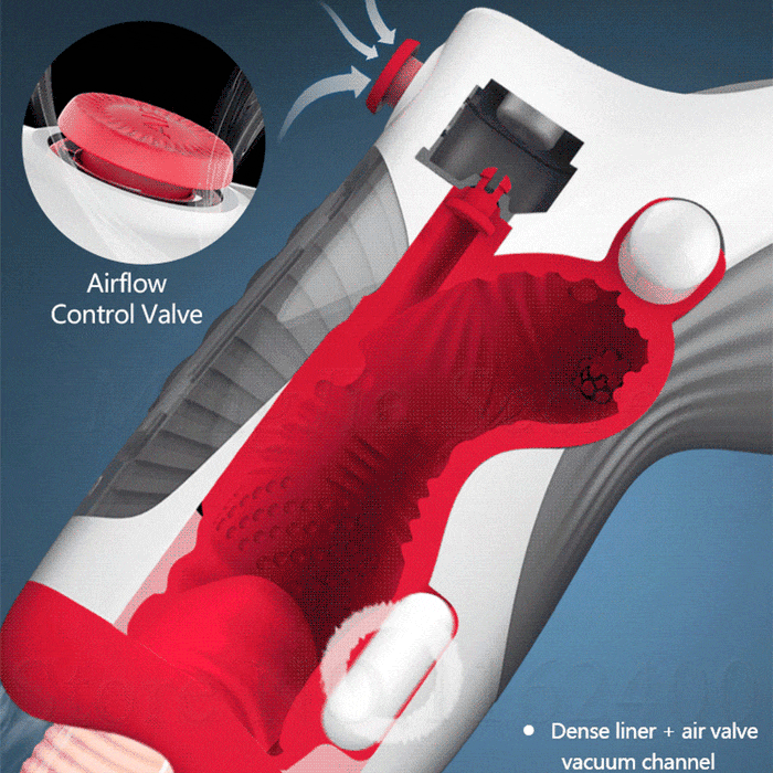 Leten Deep Throat Air Control Vacuum Sucking Vibration Blowjob Male Stroker – product view 3