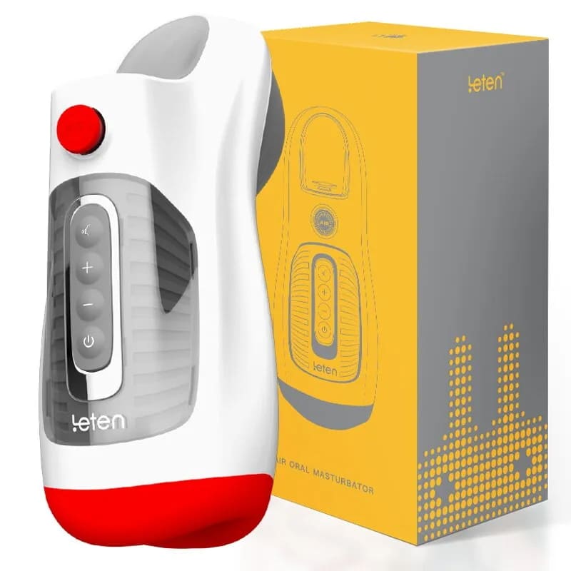 Leten Deep Throat Air Control Vacuum Sucking Vibration Blowjob Male Stroker – product view 9