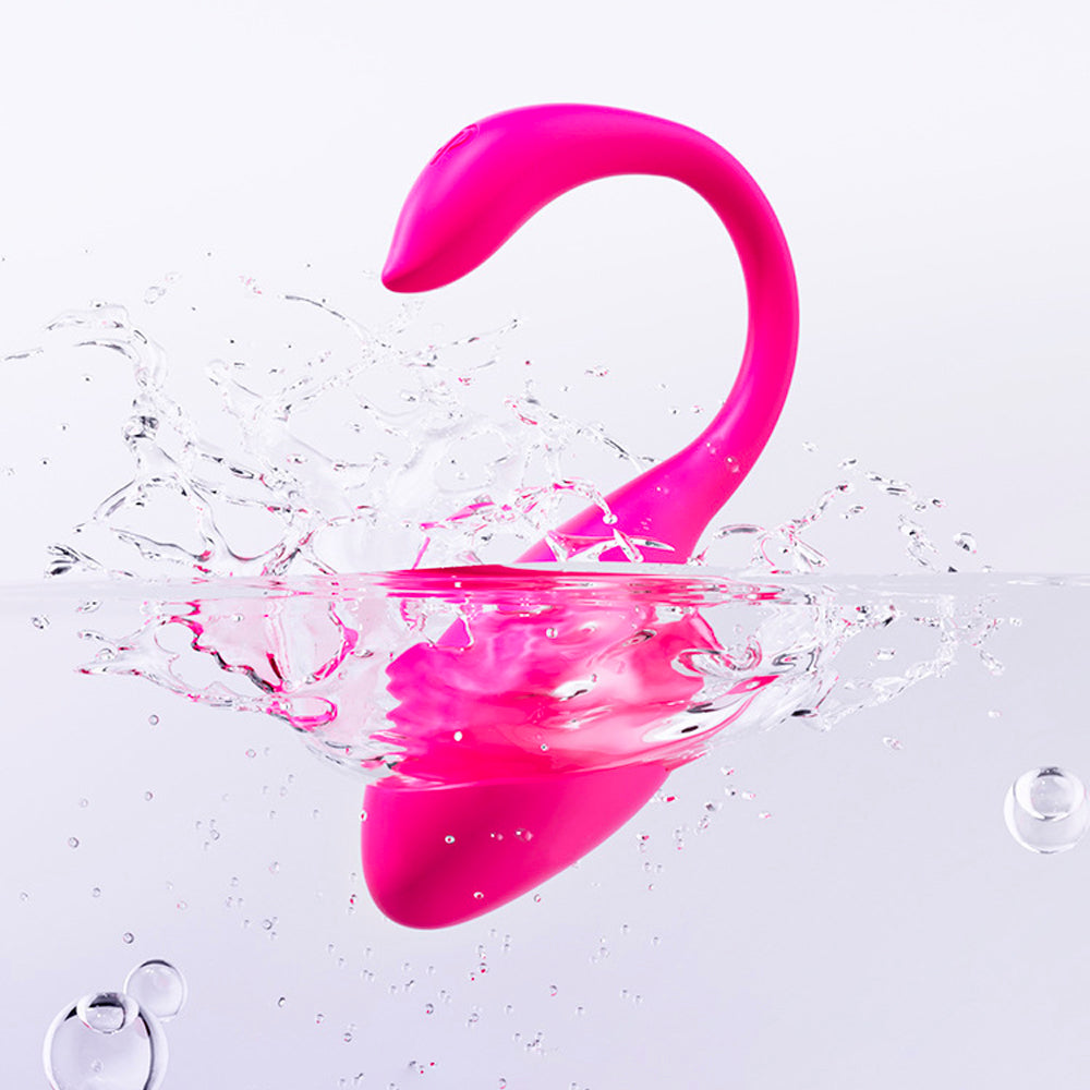 Pink Vibrating Dildo - Bluetooth Vibrator Edition – product view 2