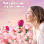 The Rose Vibrator - 5 Suction & 10 Vibration Modes with Vibrating Egg – product view 5